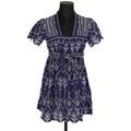 Robe courte Roseanna Robe en coton marine