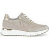 Baskets Gabor Sneakers en su&egrave;de &agrave; talon plat Beige