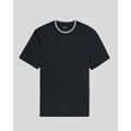 Tee-shirts sur Grenoble : T-shirt Lyle & Scott TS2227TON TIPPED SUPERFINE-Z271 DARK NAVY