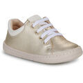 Baskets basses enfant Easy Peasy MY DUCKIE'S LACET Dor&eacute;