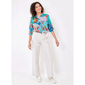 Pantalons sur Grenoble : Pantalon La Fiancee Du Mekong Pantalon droit coton &eacute;pais uni LINE Beige