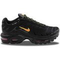 Chaussures enfants sur Grenoble : Baskets basses enfant Nike Air Max Plus TN Black Volt Hyper Crimson