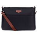 Sac Bandouliere Hexagona Sac port&eacute; travers ref_50526 Noir/Marron 26*18*2 Noir