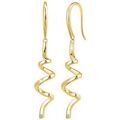 Boucles oreilles Sc Boh&egrave;me BD1549-BO-DORE-DIAMANT-BlANC Dor&eacute; Grenoble