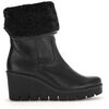 Bottines Gabor Bottines en plain leather &agrave; talon compens&eacute; Noir