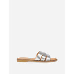Tongs La Modeuse Tongs, mules pour femme - Argent&eacute; - Argent&eacute;