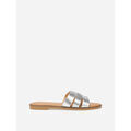 Tongs La Modeuse Tongs, mules pour femme - Argent&eacute; - Argent&eacute; Grenoble