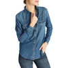 Chemise Dogg Chemise en jean LE TEMPS DES CERISES JUANITA Medium Blue