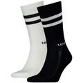 Chaussettes Stichd Chaussettes LEVI'S� SPORT Stripe Black White ( Lot de 2 ) Blanc Grenoble