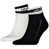Chaussettes Stichd Le pack chaussettes LEVI'S� MID Black (X2) Noir