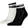 Chaussettes Stichd Le pack chaussettes LEVI'S� MID Black (X2) Noir