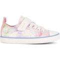 Baskets basses enfant Geox gisli sneakers white pink