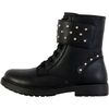 Bottines enfant Geox Bottine &agrave; Scratches Junior Eclair Synt.Lea Noir
