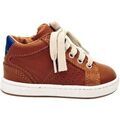 Baskets enfant Babybotte Baskets Favori Zip Cuir Cognac