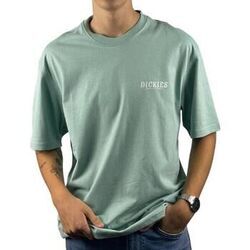 T-shirt Dickies Script Blue Surf