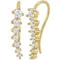 Boucles oreilles Sc Boh&egrave;me B4201-DORE Dor&eacute;