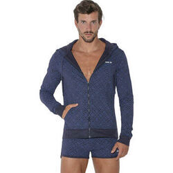 Veste Code 22 Veste de sport zipp&eacute;e &agrave; capuche Geo Code22 Bleu