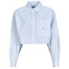 Chemise Calvin Klein Jeans WOVEN LABEL CROPPED SHIRT