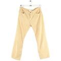 Pantalon Acquaverde Pantalon droit en coton beige