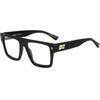 Lunettes de soleil Dsquared D2 0147 Cadres Optiques, Noir, 54 mm