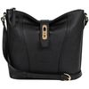 Sac Bandouliere Hexagona Sac porte travers Ref 64980 Noir 27*23*10 cm