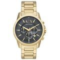 Hommes sur Grenoble : Montre EAX AX1721-BANKS Dor&eacute;