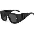 Lunettes sur Grenoble : Lunettes de soleil Dsquared ICON 0024/S Lunettes de soleil, Noir/Gris, 54 mm