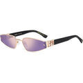 Lunettes sur Grenoble : Lunettes de soleil Dsquared D2 0168/S Lunettes de soleil, Or/Violet, 61 mm Dor&eacute;