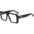 Lunettes sur Grenoble : Lunettes de soleil Dsquared D2 0166 Cadres Optiques, Noir, 56 mm