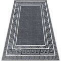 D&eacute;coration sur Grenoble : Tapis Rugsx Tapis ALLURE 1960 Cl&eacute; grecque, cadre - 140x190 cm Gris 140x190 cm. . Maison & D&eacute;co > Tapis.