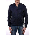 Vestes sur Grenoble : Blouson Guess Blouson Leger Bomber Homme Bleu Fonc&eacute; Bleu