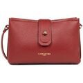 Sac Bandouliere LANCASTER Sac trotteur Ref 57111 Carmin 25*15*9 cm