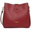 Sac &agrave; main LANCASTER Sac seau Ref 53827 Carmin in BL25*24*10 Rouge Grenoble