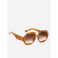 Lunettes sur Grenoble : Lunettes de soleil La Modeuse Lunettes de soleil pour femme - Camel -
