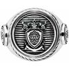Bijoux Orusbijoux Chevali&egrave;re Homme Argent Blason Homme Argent&eacute;
