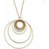Bijoux Orusbijoux Collier Argent Dor&eacute; Diamant&eacute; Chiara Dor&eacute;