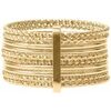 Bijoux Orusbijoux Bague Argent Multi-anneaux Semainier Dor&eacute; Dor&eacute;
