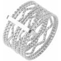 Bijoux Orusbijoux Bague Argent Anneaux Ondul&eacute;s Argent&eacute; Grenoble