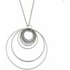 Bijoux Orusbijoux Collier Argent Rhodi&eacute; Diamant&eacute; Chiara Argent&eacute;