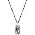 Collier Orusbijoux Collier Homme Argent Serpent Et Bambou Argent&eacute; Grenoble