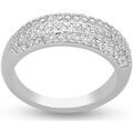 Bague Orusbijoux Anneau Argent&eacute; Serti Argent&eacute;