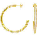 Boucles oreilles Orusbijoux Grandes Cr&eacute;oles Dor&eacute;es 50mm Dor&eacute;