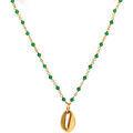 Colliers sur Grenoble : Collier Orusbijoux Collier Chaine En Argent Dor&eacute; Avec Pierres Naturelles Onyx Dor&eacute;