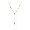 Collier Orusbijoux Collier En Argent Cravate Dor&eacute; Pierre Naturelle Lapis Bleu