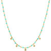 Bijoux Orusbijoux Collier Argent Dor&eacute; Pampilles &eacute;toiles Et Pierres Amazonite Dor&eacute;