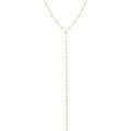 Colliers sur Grenoble : Collier Orusbijoux Collier Cravate Argent Dor&eacute; Perles Naturelles Opale Rose Dor&eacute;