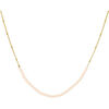 Bijoux Orusbijoux Collier Cha&icirc;ne Argent Dor&eacute; Avec Perles Opale Rose Dor&eacute;