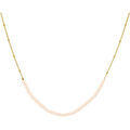 Bijoux Orusbijoux Collier Cha&icirc;ne Argent Dor&eacute; Avec Perles Opale Rose Dor&eacute; Grenoble