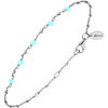 Bracelets Orusbijoux Bracelet Argent Rhodi&eacute; Pierres Naturelles Amazonite Argent&eacute;