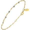Bracelets Orusbijoux Bracelet Argent Dor&eacute; Pierres Naturelles Labradorite Dor&eacute; Grenoble